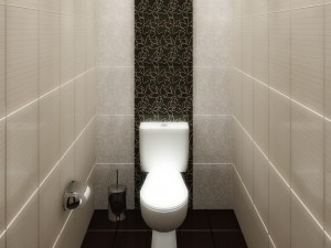 Оригинальный и функциональный интерьер туалетной комнаты